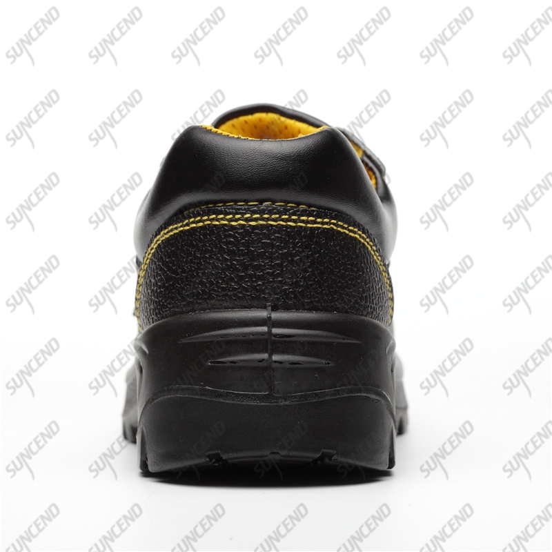 Light weight steel toe woodland PU outsole ESD safety men shoes