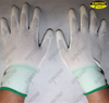 PU coated palm fit polyester liner safety working gloves