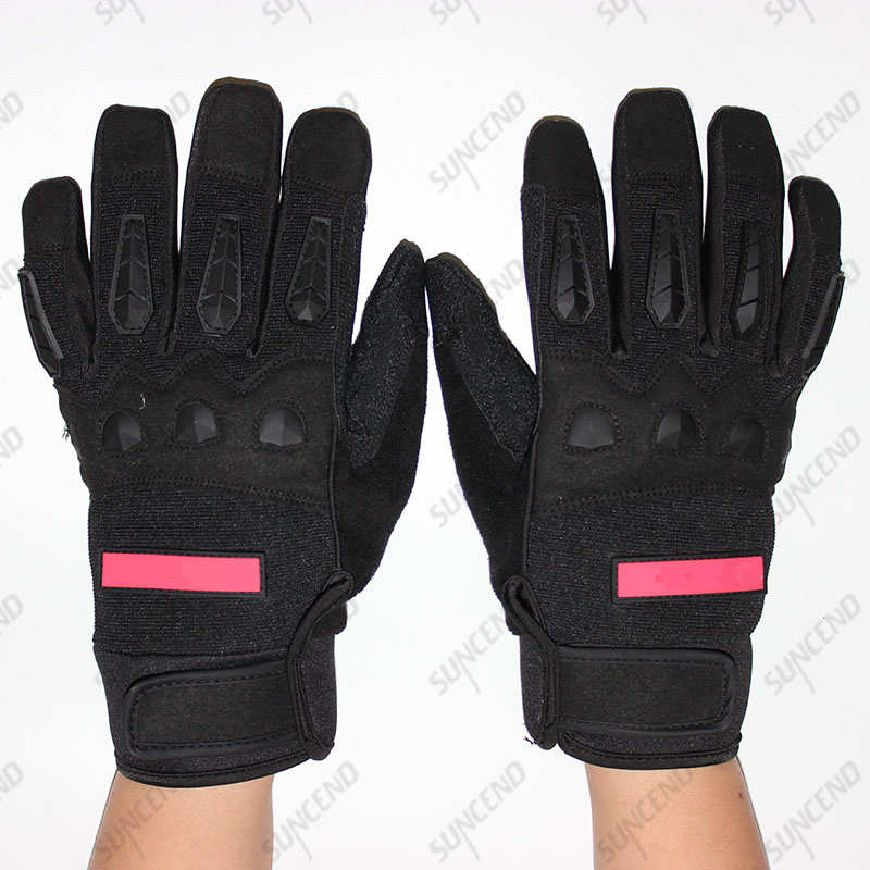 Extragrip Reflective Work Gloves, Anti Vibration Safety Gloves, Touch Screen, Flexible Spandex Back 