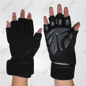 ProFitness Cross Training Gloves with Wrist Support Non-Slip Palm Silicone Padding to Avoid Calluses