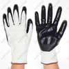 HPPE Liner Nitrile Palm Coated Work Gloves Cut Resistant Level 5 F Rating
