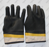 PVC fully coated sandy finish jersey liner gloves with safety cuff