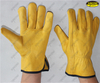 wholesale new design goat skin leather men driving gloves