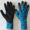 13G Nylon/polyester Liner Sandy Nitrile Coated Work Gloves