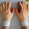 EN388 protective safety smoke sheet rubber coated gloves