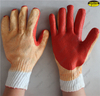 EN388 protective safety smoke sheet rubber coated gloves