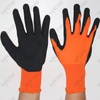 Customized Nitrile Coated Sandy Finish Labor Protective Work Gloves