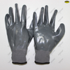 Nitrile fully coated smooth finish hand fit safety work gloves