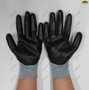 Nitrile Coated Foam Finish Nylon Liner Safety Work Gloves