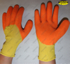 Chemical resistant PVC coated foam finish protective gloves