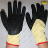 Polyester liner 3/4 latex coated crinkle finish work gloves