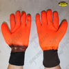 Hi-viz PVC coated winter use work gloves