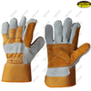 Industrial labor protection low price working cow leather gloves