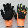Sandy Nitrile Sponge Padded Palm Cut Level 5 Impact Resistant TPR Gloves