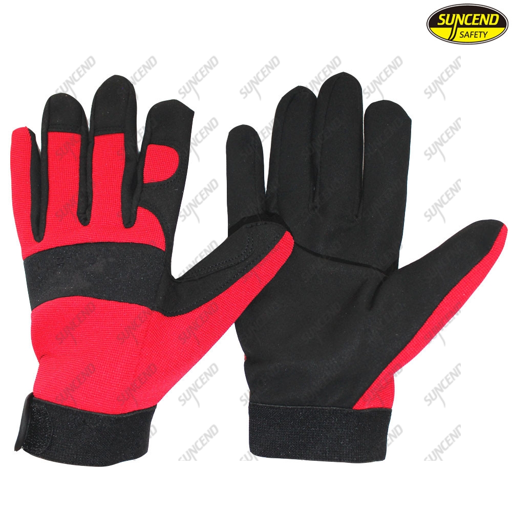 Heavy duty hand protection safety working industrial mechanic gloves