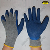 Thumb latex coated work gloves