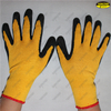 Cheap latex coated crinkle finish hand protective work gloves