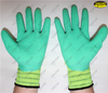 Industry worker latex coated foam finish safety gloves
