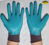 10G polycotton smooth latex coated industrial gardening gloves