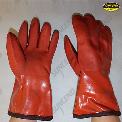 PVC Double dipped cold-resistant gloves