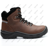 Industrial protective PU outsole leather steel toe cap safety shoes