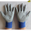 Nitrile palm coated smooth finish worker safety gloves