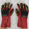 27cm Anti impact TPR gauntlet sandy PVC sandy coated gloves