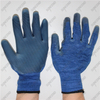 10 gauge polycotton blue special tooth rubber working safety building gloves