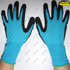 Black sandy nitrile industrial mechanical gloves
