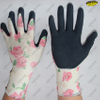 Micro foam nitrile coated gloves for construction
