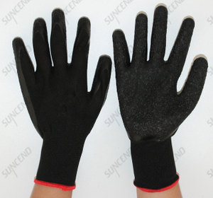 Customized Work Gloves Qingdao Factory Best Price Latex Palm Coated Glove