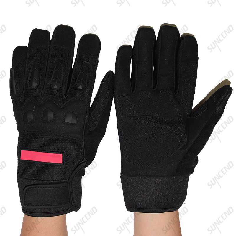 Extragrip Reflective Work Gloves, Anti Vibration Safety Gloves, Touch Screen, Flexible Spandex Back 