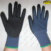 Sandy nitrile palm dipped polyester liner hand gloves