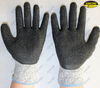 HPPE liner crinkle rubberanti vibration forestry gloves