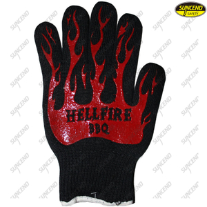 Cutproof Heat Resistant Safety Aramid Fiber Gloves